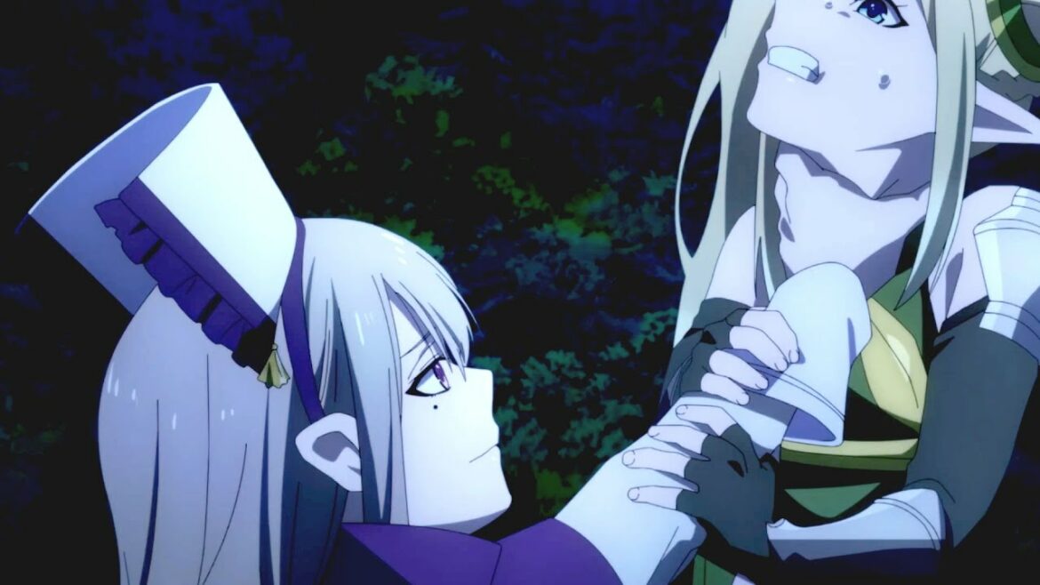 蜘蛛ですがなにか | 白 織はただ一つ表情で英雄を殺します。 ソフィアは岡ちゃんと俊を簡単に打ち負かしました Sophia defeats Oka-chan and Shun easily