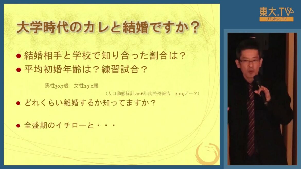 瀬地山角「ジェンダー論でジャンボ宝くじを当てる方法:東大は女子学生を求めています!」ー駒場祭公開講座2018
