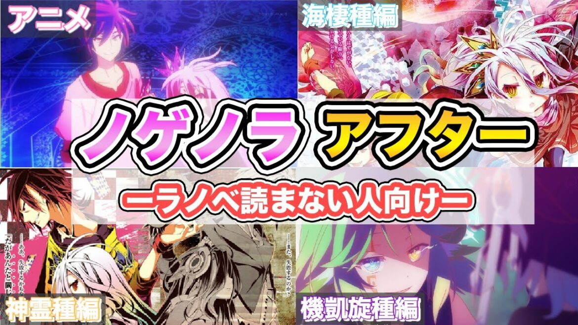 【アニメ後のストーリー】#1ノーゲーム・ノーライフのアニメ終了後のラノベに記された内容を解説!(読書が苦手な人用)【ノーゲーム・ノーライフ】