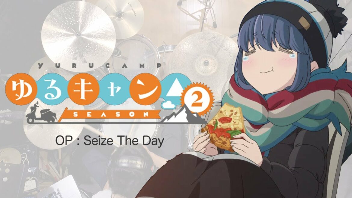 『ゆるキャン△ SEASON2』OP「Seize The Day」フルサイズ叩いてみた。/ Yurucamp S2 OP Seize The Day Full Size Drum cover