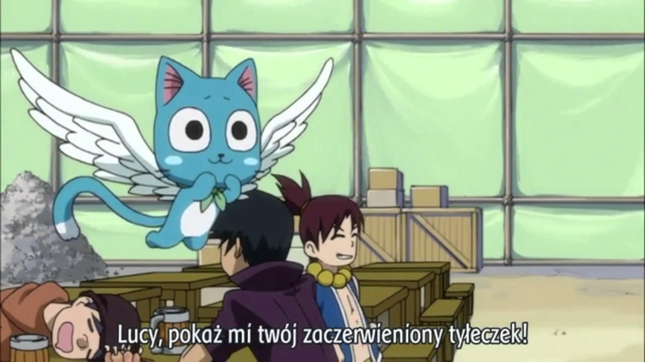 フェアリーテイル ハッピーがルーシィに お尻見せて と頼む Anime Wacoca Japan People Life Style