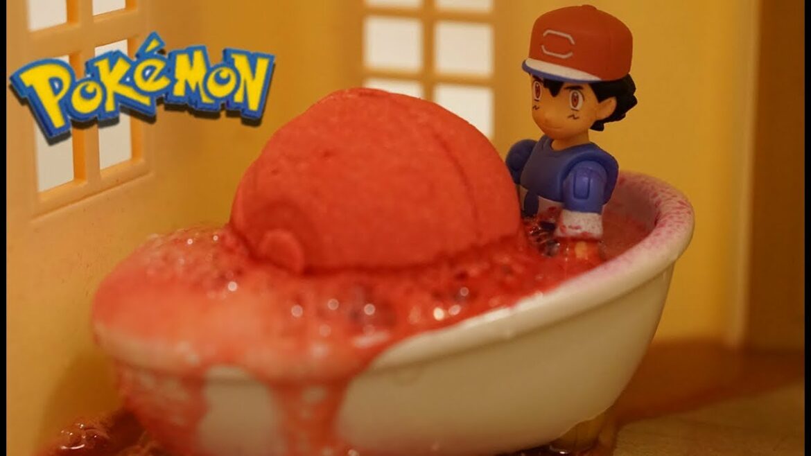 Pokemon! 「pokemon Bath Bomb!」 Surprise Toys「劇場版ポケットモンスター!キミにきめたのびっくらたまご!」