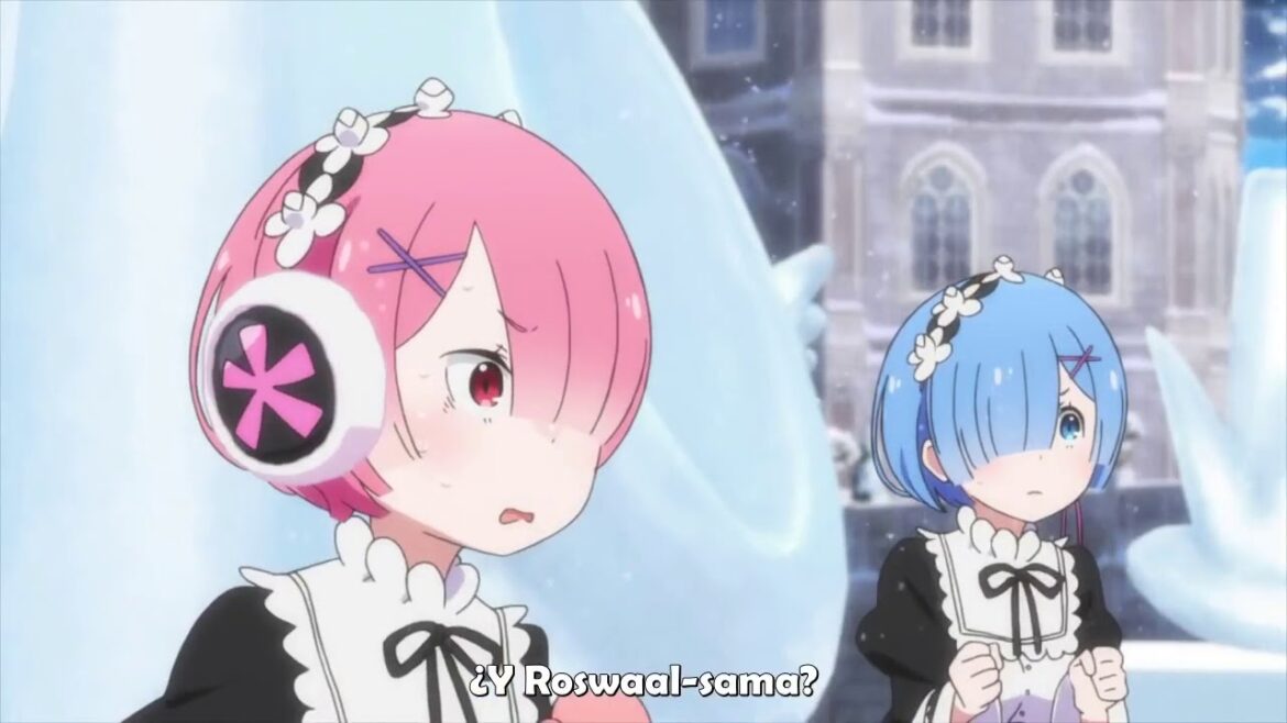 レムとラムの氷の彫刻|  Re:ゼロから始める異世界生活