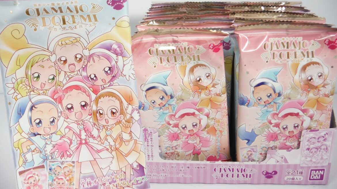 おジャ魔女どれみカードウエハース『1BOX 開封』Ojamajo Doremi Cards 食玩 Japanese candy toys