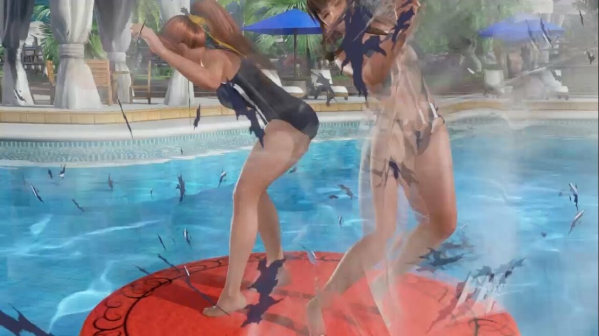 DEAD OR ALIVE Xtreme 3 Fortune – Kasumi Butt Battle (Keijo!!!!!!!! style) 競女!!!!!!!! の水着