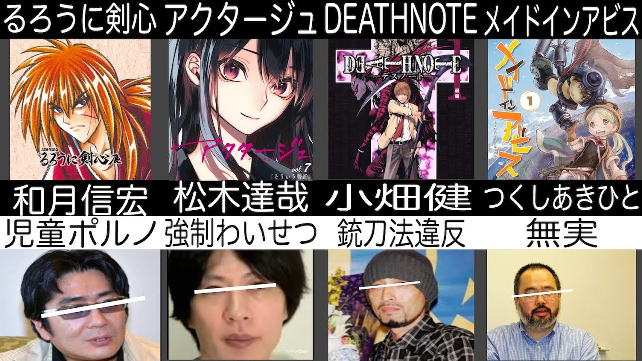 逮捕 書類送検された漫画家たちとつくし先生 メイドインアビス Anime Wacoca Japan People Life Style