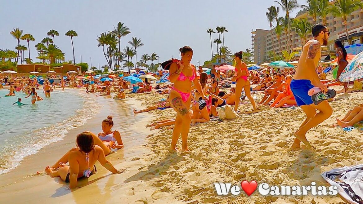 Gran Canaria Anfi del Mar Beach Life August 2021 | We❤️Canarias