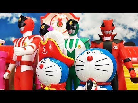 ハッピーセット 映画 ドラえもん のび太の宝島 パトレンジャーがルパンレンジャーのお店に買いに来たぞ お買い物ごっこ Gizmone