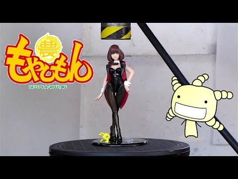 もやしもん 及川葉月 フィギュア VS 油圧プレス機 /Moyashimon Hazuki Oikawa figures with  Hydraulic press machine.