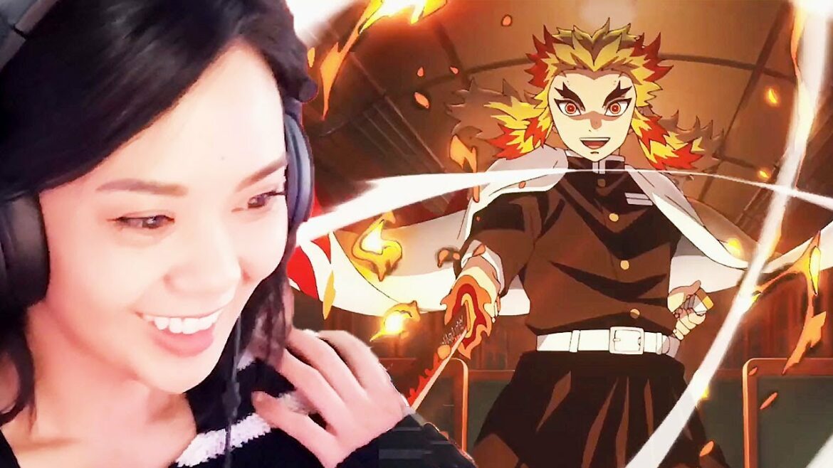 【海外の反応】煉獄さんの強さに一瞬で煉獄さんが好きになるキャットのリアクション【鬼滅の刃】