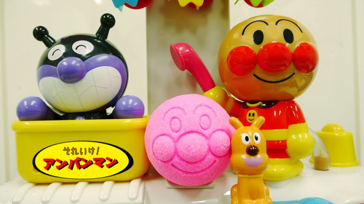 アンパンマンおもちゃアニメ びっくらたまご 映画ミージャと魔法のランプ お風呂あそび 夏休み自由研究 Surprise Eggs