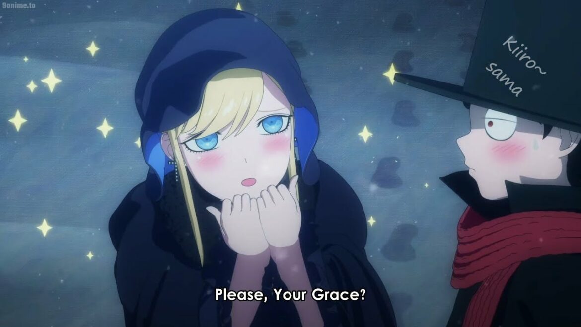 Viola teaches Alice make a cute face Shinigami – Bocchan to Kuro Maid Episode 5