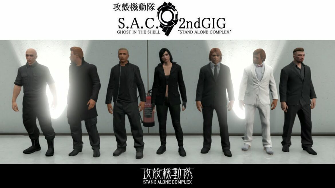 【MAD】攻殻機動隊 S.A.C. 2nd GIG opening【GTA5】