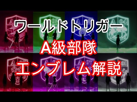 ワールドトリガー A級部隊エンブレム解説 紹介 ワートリ考察 Anime Wacoca Japan People Life Style ワールドトリガー A級部隊エンブレム解説 紹介 ワートリ考察 Anime Wacoca Japan People Life Style