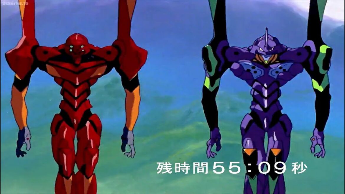 新世紀エヴァンゲリオン || アスカと碇 の恐ろしい力が天使を破壊す、火山の中心部でのアスカの致命的な使命、The terrifying power of Asuka and Ikari