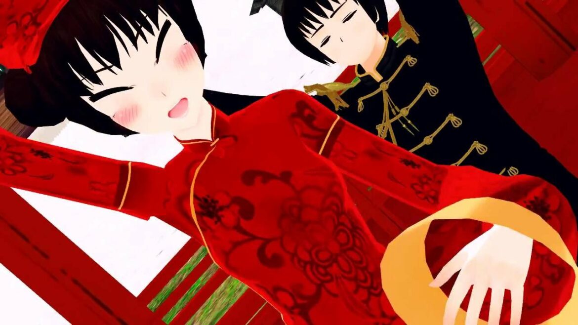 【APヘタリアMMD】 『めーれいふぁんくらぶ』 【2P Axis】