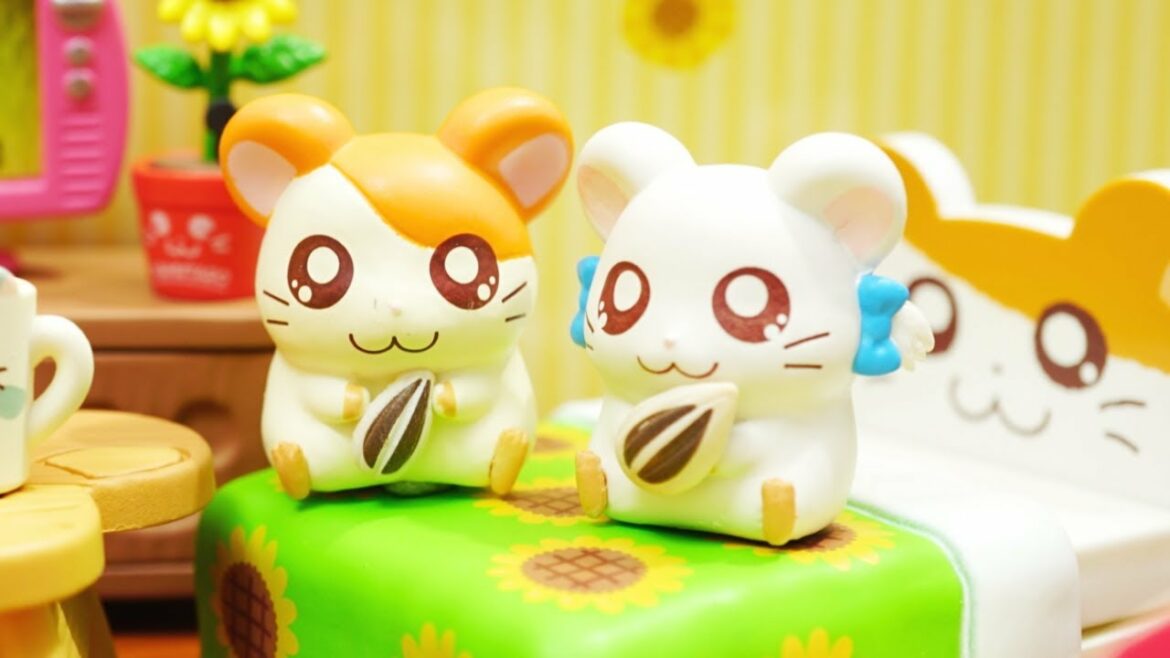 Miniature Re-Ment toy !「ハム太郎ルームなのだ」Hamutaro room!
