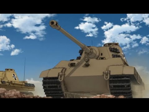 BEST TANK FIRE SCENE 5 (Girls und Panzer S1 Part 2 ガールズ&パンツァー) Headphone on!
