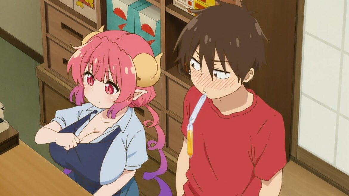 小林さんちのメイドラゴンS || Take nosebleed from looking at Ilulu's place  || Miss Kobayashi's Dragon Maid S