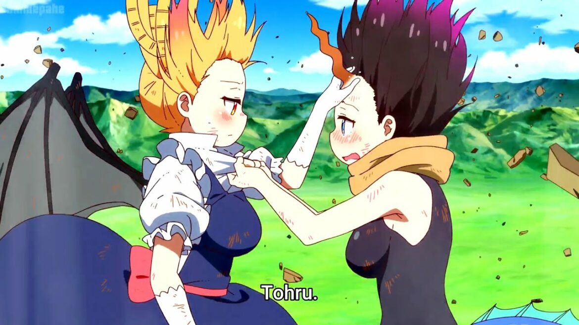 小林さんちのメイドラゴンS 9話 Elma vs Tohru The End of the Thousand Years War Miss Kobayashi's Dragon Maid S Ep 9