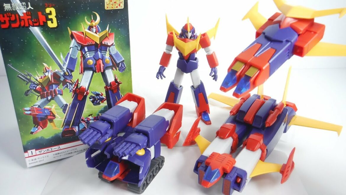 『ショートVer.』 Super Mini-pla Zambot 3 全4種 開封 スーパーミニプラ 無敵超人ザンボット3 食玩 Japanese candy toys