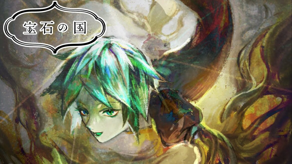 宝石の国 フォス 厚塗り イラストメイキング