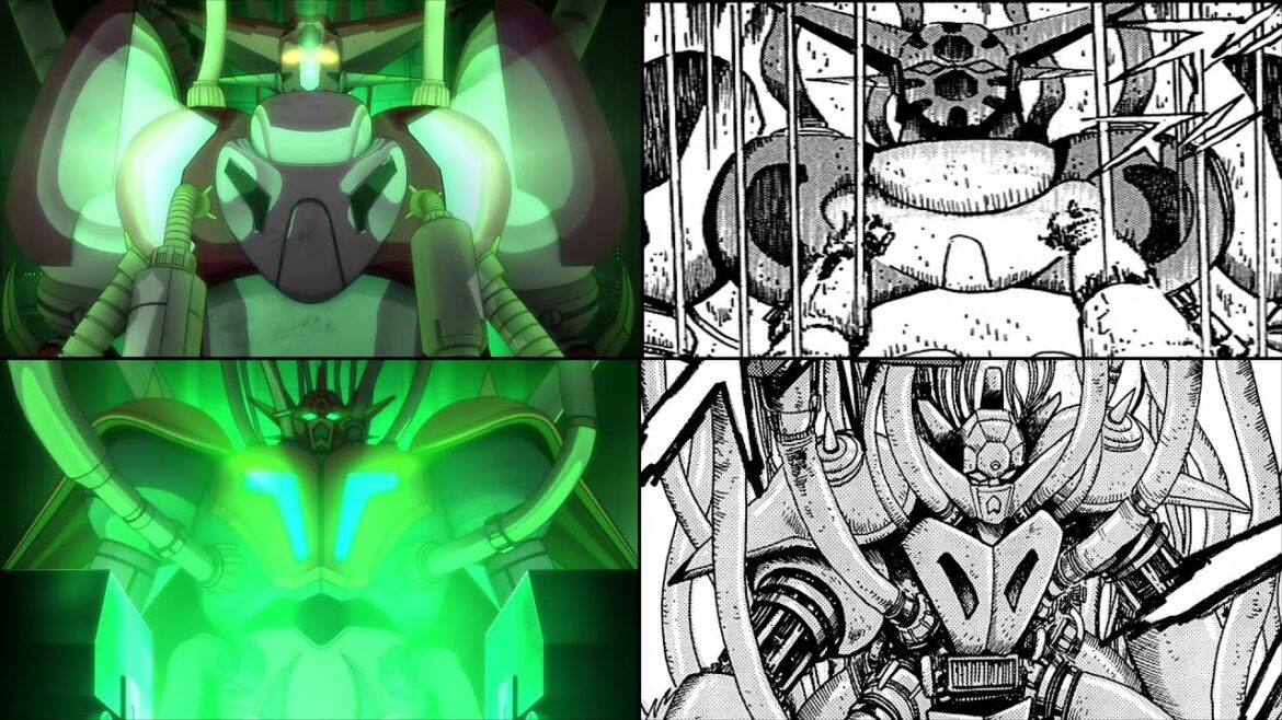 SHIN GETTER & GETTER DRAGON (ARC MANGA ANIME COMPARISON) l 真ゲッターロボとゲッタードラゴン (ゲッターロボアーク 漫画アニメ比較)