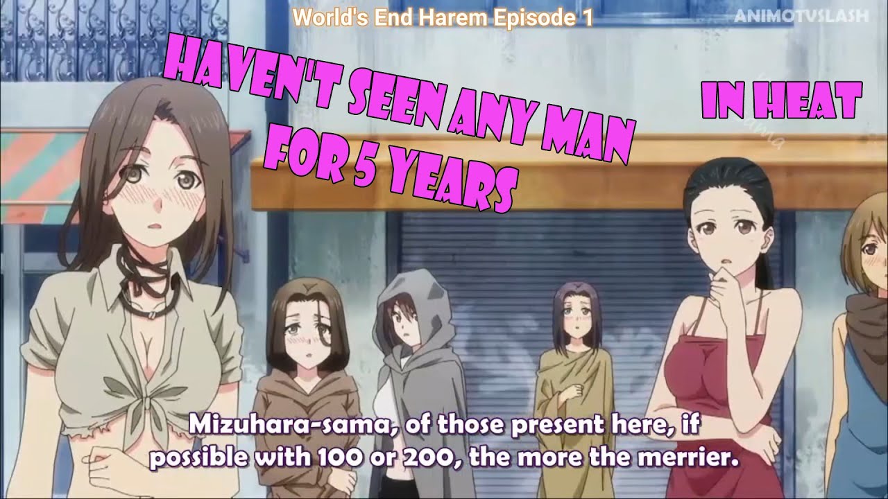 Anime Guy Must REPOPULATE the Earth! 💀🤯 #anime #animereview #hareman, World's End Harem