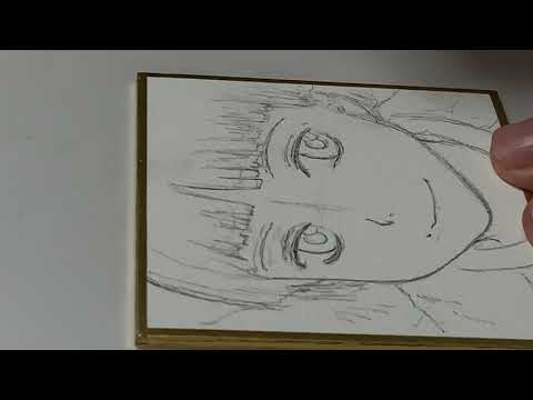 ミニ色紙 灰羽連盟 クウ/drawing Haibane Renmei Kuu