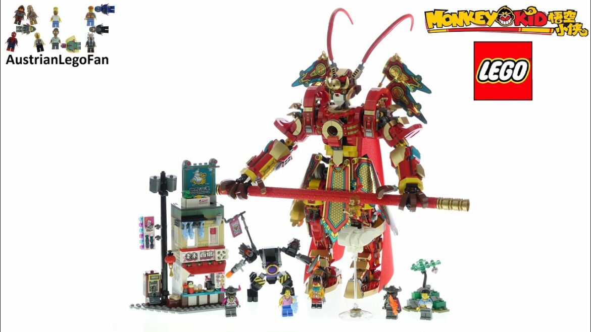 LEGO Monkie Kid 80012 Monkey King Warrior Mech – Lego Speed Build