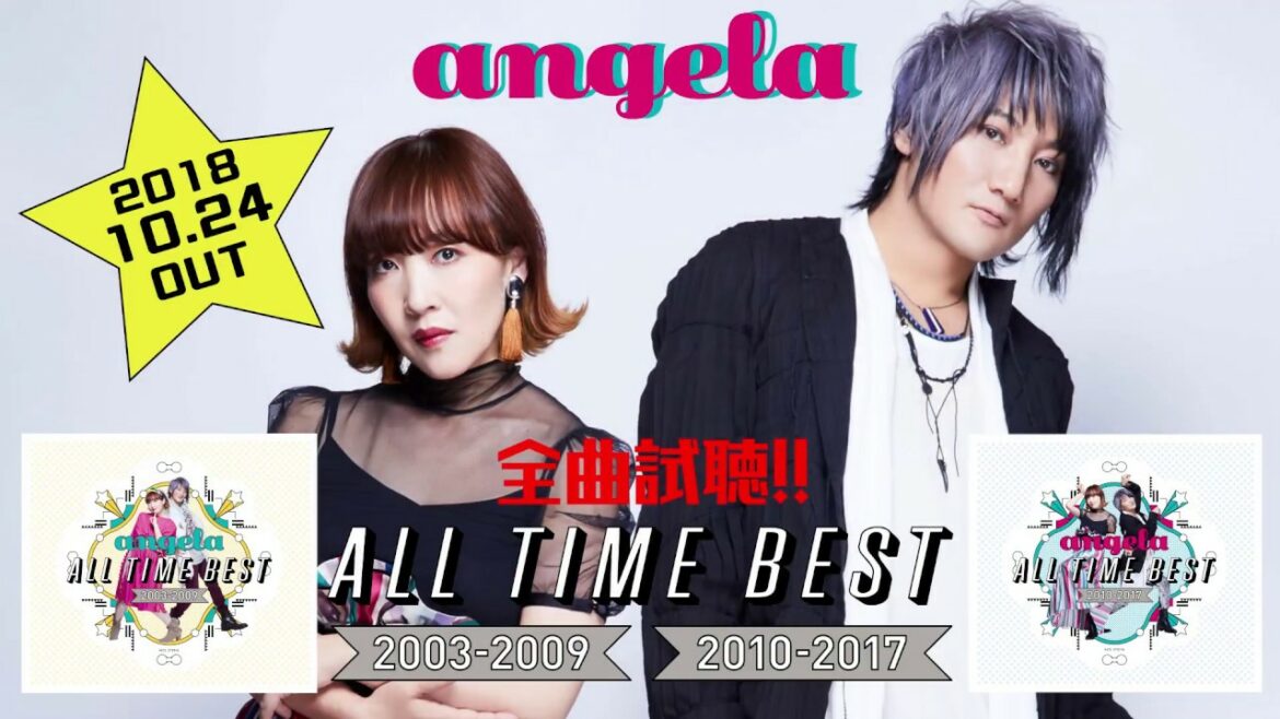 ベストアルバム「angela All Time Best 2003-2009」「2010-2017」全曲試聴動画/angela