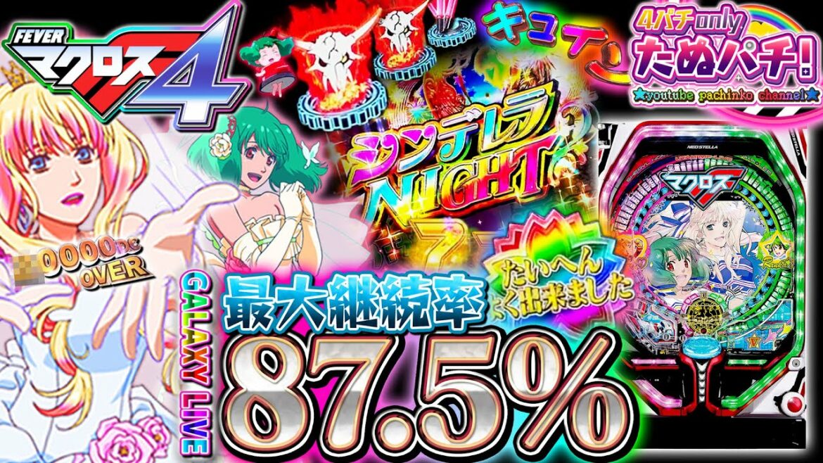 こんな振り分け、おかしいよ!!!PFマクロスフロンティア4 パチンコ新台実践『初打ち!』2021年10月新台<SANKYO>【たぬパチ!】