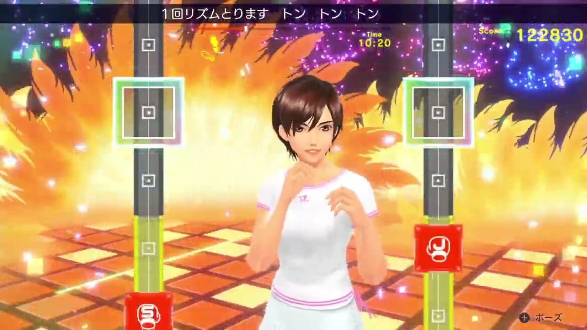 【フィットボクシング2】 鬼滅の刃『胡蝶しのぶ』役で大人気の女性声優『早見沙織』がインストラクターのゲームの鬼モードがキツ過ぎる Fit Boxing 2  リズム&エクササイズ リン