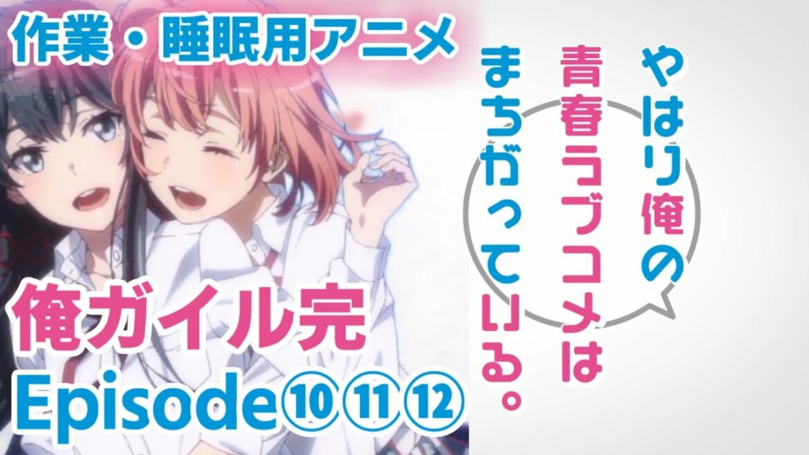 作業・睡眠用 / アニメボイス / 俺ガイル完 / Episode⑩⑪⑫