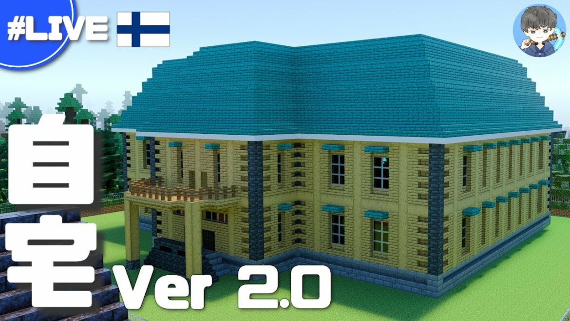 【マインクラフト】例の北欧都市に「自宅」を建てます⑤【けいぽんクラフトLIVE】