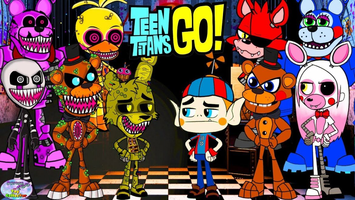 Teen Titans Go! Color Swap into Five Nights at Freddys Twisted Surprise Egg and Toy Collector SETC