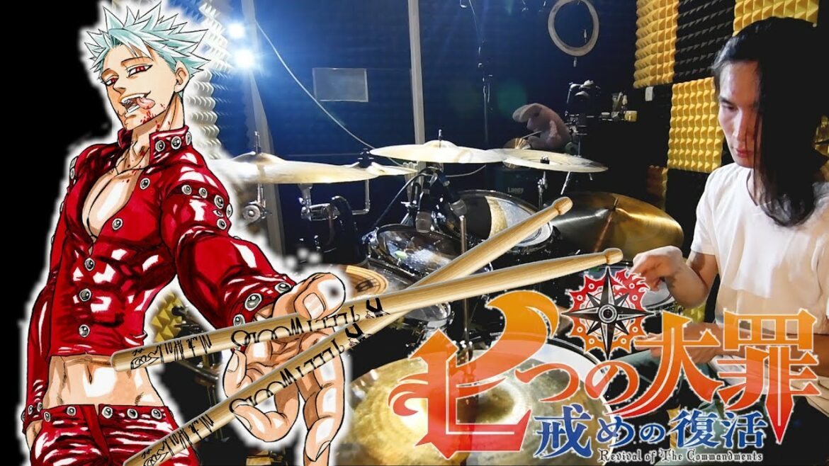 【叩いてみた】  七つの大罪 戒めの復活 OP Nanatsu no Taizai S2 – Howling by FLOW×GRANRODEO 【Drum Cover】