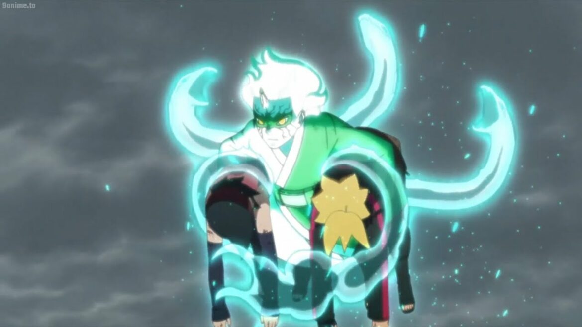 Boruto: Naruto Next Generations//Mitsuki Uses Sage Jutsu To Save Boruto And Sarada