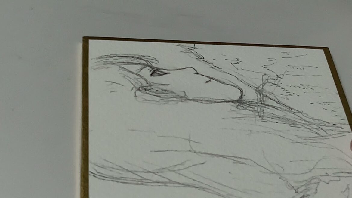 ミニ色紙 灰羽連盟 ネム/drawing Haibane Renmei Nemu