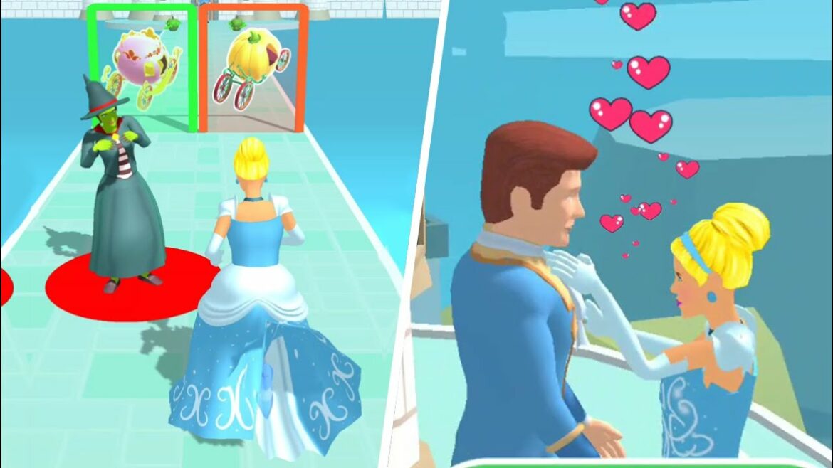 Cinderella Run  👸❤️🤴 All Levels Gameplay Trailer Android,ios New Game