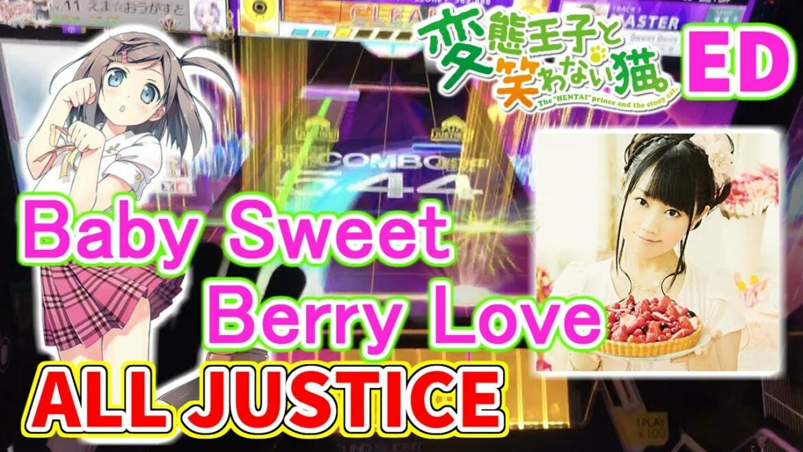 【変態王子と笑わない猫。ED】Baby Sweet Berry Love ALL JUSTICE!!【チュウニズム】