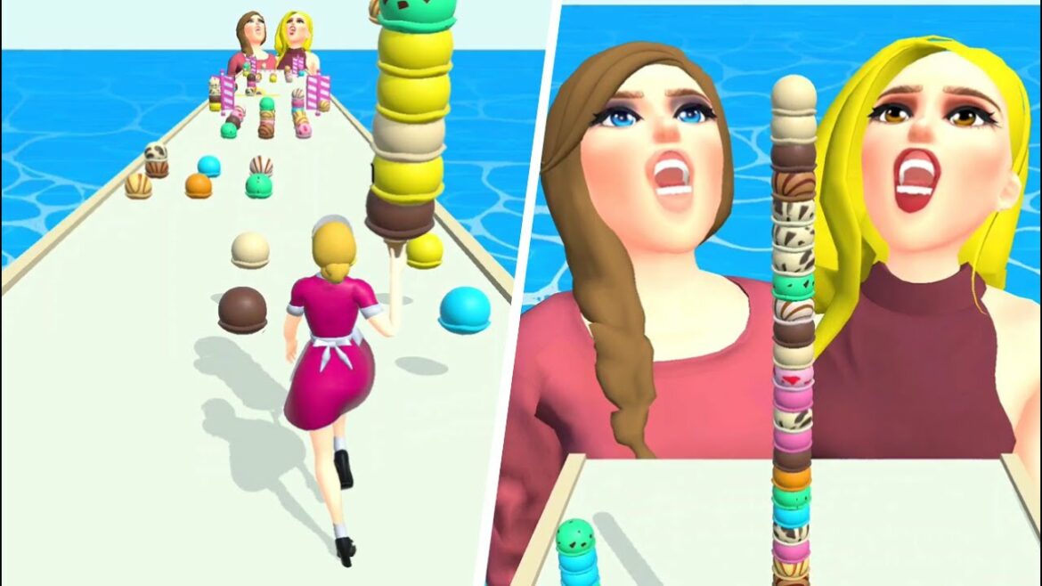 Ice cream balance π¨πΈπ¦ All Levels Gameplay Trailer Android,ios New Game