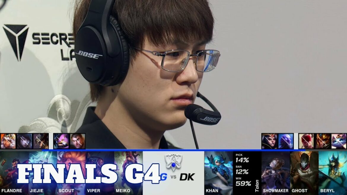DK vs EDG – Game 4 | Grand Finals S11 LoL Worlds 2021 | DAMWON Kia vs Edward Gaming – G4 full game
