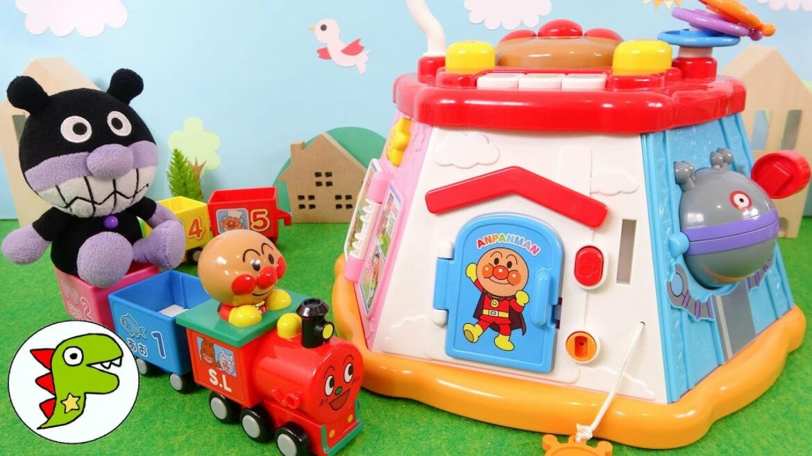 アンパンマン おもちゃアニメ ばいきんまんがSLマンにのってあそびにいくよ!おおきなよくばりボックス! トイキッズ