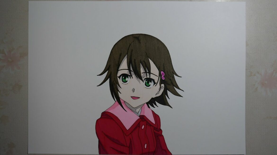 【true tears(トゥルー ティアーズ)】石動乃絵描いてみた。Drawing Noe Isurugi From True Tears