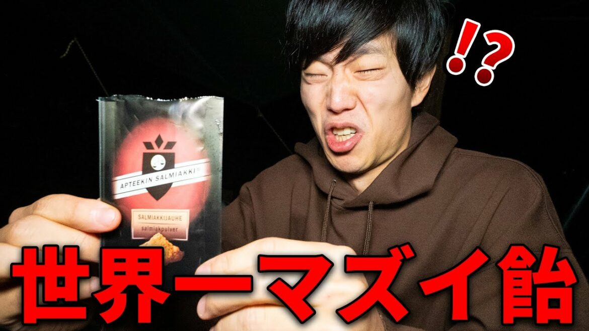 【検証】世界で一番不味いアメをキャンプ料理にしたら衝撃の味になった…
