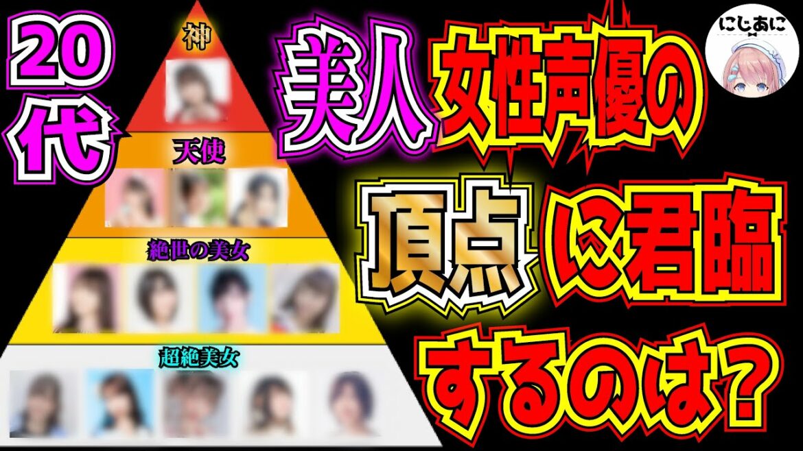 【女性声優】声優ランキング風!あなたが選ぶ女性声優の頂点はだれ?おすすめアニメ紹介!【2次元アニメ研究所/にじあに】