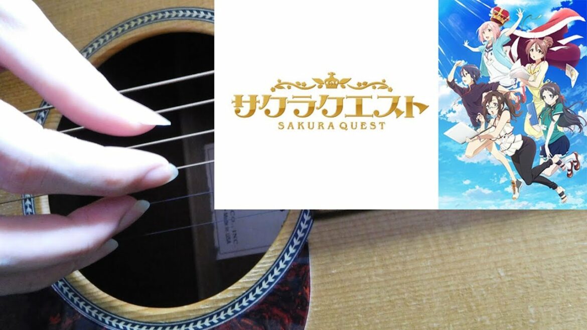【ソロギター】Freesia(アニメ サクラクエスト SAKURA QUEST ED)【Fingerstyle Guitar Cover】-DADGAD-