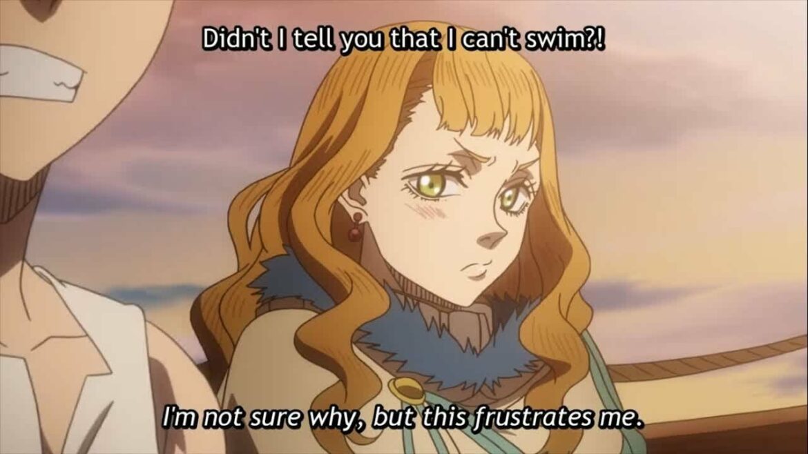 ノエルに腹を立てるミモザ─ブラッククローバー