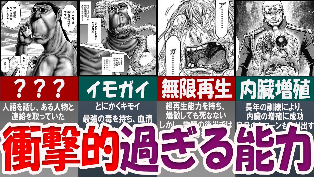 テラフォーマーズ こんなのアリ 衝撃的な能力を持つキャラクターを徹底紹介 Terraformars Anime Wacoca Japan People Life Style